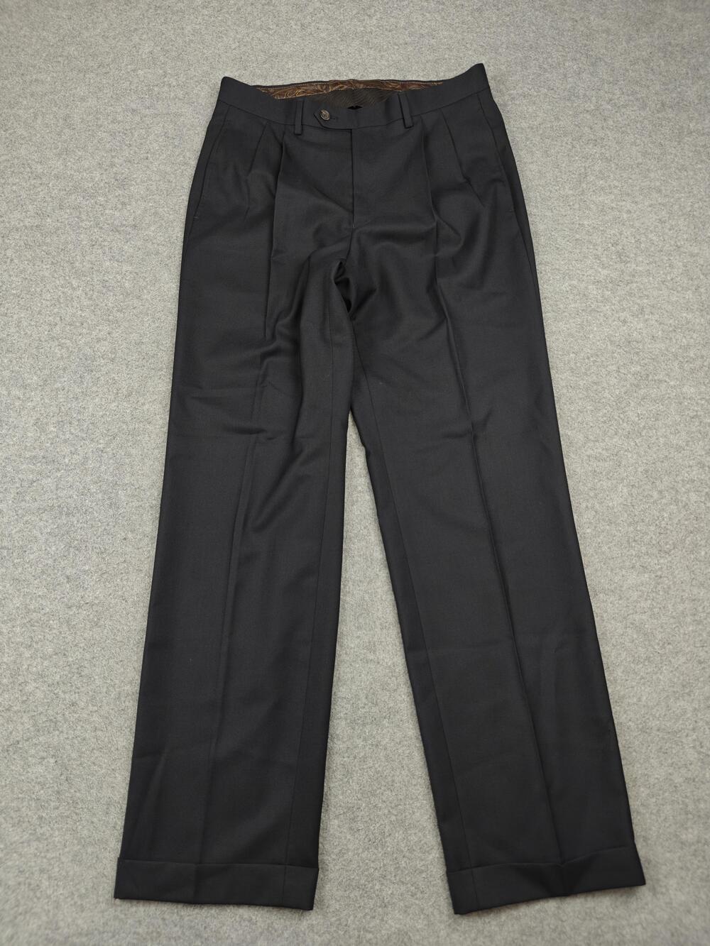 Lauren Ralph Lauren Suit Pants Mens 32W 32L Blue Polyester Rayon Classic Fit